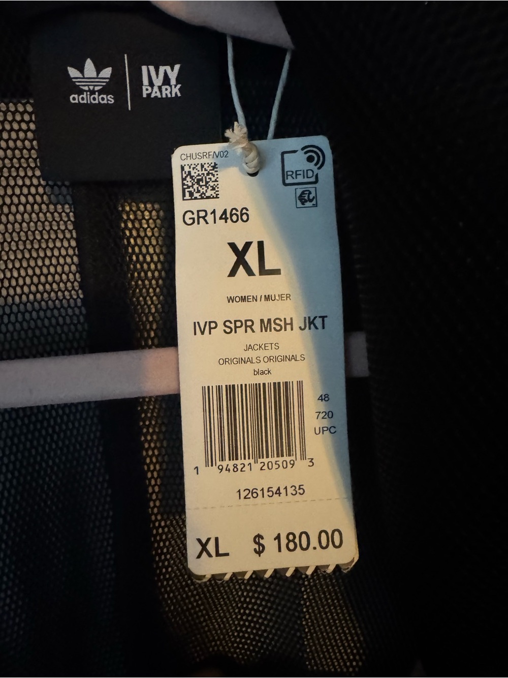 IVY PARK Black Sheer Trench Coat - Picture 2 of 3